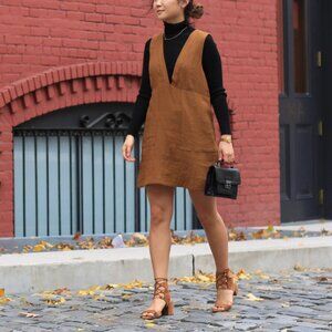 Free People Sweet Dreams Shift Dress - Brown - Size S